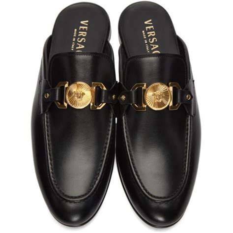 versace slip on shoes for men|versace collection men's loafers shoes.